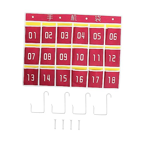 KAILIKETIY Hängende Aufbewahrungstasche Fächer Mehrzweck Organizer aus Canvas und Platzsparend für Handy Taschenrechner Klassenzimmer Büro und Zuhause KAILIKETIY Hängende Aufbewahrungstasche Fächer Mehrzweck Organizer aus Canvas und Platzsparend für Handy Taschenrechner Klassenzimmer Büro und Zuhause von KAILIKETIY