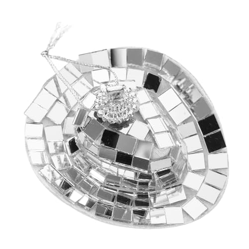 KAILIKETIY Hängender Disco Cowboy Hut Reflektierender Mini Disco Cowboy Hut für Partydekoration zum Aufhängen an Decken Fenstern oder Türen Perfektes Accessoire und Feiern KAILIKETIY Hängender Disco Cowboy Hut Reflektierender Mini Disco Cowboy Hut für Partydekoration zum Aufhängen an Decken Fenstern oder Türen Perfektes Accessoire und Feiern von KAILIKETIY
