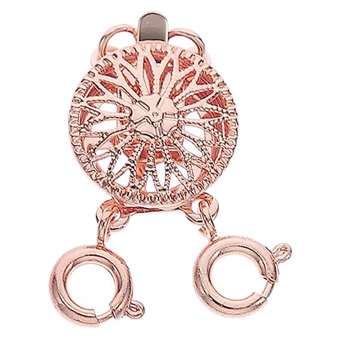 KAILIKETIY Halskettenschichtverschluss für Geschichtete Ring Schmuckverschluss Roségold für DIY Schmuckherstellung und Accessoires KAILIKETIY Halskettenschichtverschluss für Geschichtete Ring Schmuckverschluss Roségold für DIY Schmuckherstellung und Accessoires von KAILIKETIY