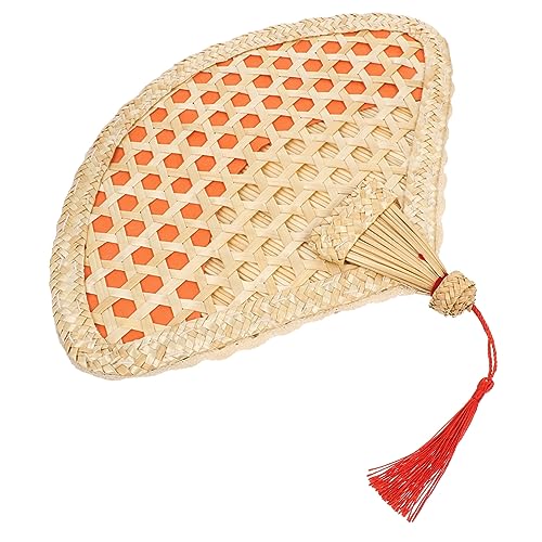 KAILIKETIY Handgefertigter Weidenstroh Fächer für Sommer Woven Fan für Leicht und Komfortabel für Hochzeiten und Outdoor Aktivitäten Handgemacht aus Natürlichem Material KAILIKETIY Handgefertigter Weidenstroh Fächer für Sommer Woven Fan für Leicht und Komfortabel für Hochzeiten und Outdoor Aktivitäten Handgemacht aus Natürlichem Material von KAILIKETIY