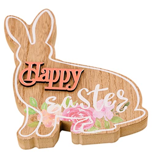 KAILIKETIY Holz Ostern Tischdeko Happy Easter Zeichen Charmante Dekoration Für Ostertisch Stabiler Mittelpunkt Für Feiern Und Feste Attraktive Holzfigur Für Gäste KAILIKETIY Holz Ostern Tischdeko Happy Easter Zeichen Charmante Dekoration Für Ostertisch Stabiler Mittelpunkt Für Feiern Und Feste Attraktive Holzfigur Für Gäste von KAILIKETIY