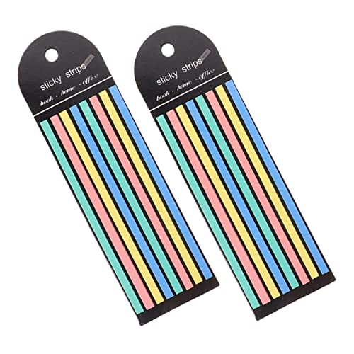 KAILIKETIY Indexmarker mit Büchern Lange Markierungsstreifen und Notizpapier Tabs Pastellfarben für Schule und Büro Unterstützt Leseförderung und Konzentration von KAILIKETIY