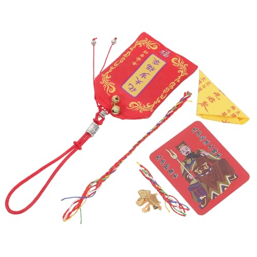 KAILIKETIY Japanese Omamori Charms Tai Sui Set Chinesische Segensbeutel Mit Kulturellem Erbe Für Auto Und Dekoration Für Jahr Der Schlange von KAILIKETIY