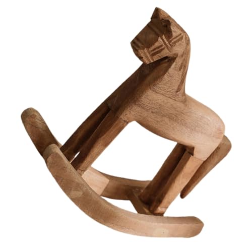KAILIKETIY Kiefernholz -Schaukelpferd Spielzeugpferde Sachen Mini Steckenpferde Holzhandwerk Steckenpferd-Figur aus Holz Steckenpferd Modellierschmuck hölzern Beige KAILIKETIY Kiefernholz -Schaukelpferd Spielzeugpferde Sachen Mini Steckenpferde Holzhandwerk Steckenpferd-Figur aus Holz Steckenpferd Modellierschmuck hölzern Beige von KAILIKETIY