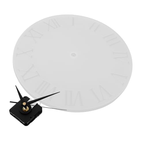 KAILIKETIY Klebstoff -taktform Handwerk Formenbau Formen Für Wanduhren Uhrenformen Für Harzguss Uhrenbausatz Uhrenformen Für Epoxidharz Uhr-bausatz Selber Machen Diy -uhrenmechanismus Silikon von KAILIKETIY