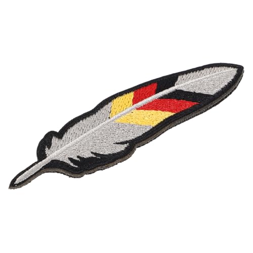 KAILIKETIY Kompakter Kleidungsflicken mit Plume Design Verschleißfester Haken und Schlaufen Mantelflicken für Rucksäcke und Jeans Dekorativ und Funktional KAILIKETIY Kompakter Kleidungsflicken mit Plume Design Verschleißfester Haken und Schlaufen Mantelflicken für Rucksäcke und Jeans Dekorativ und Funktional von KAILIKETIY