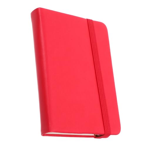 KAILIKETIY Kompakter Taschen Notizblock Rotes Notizbuch für Reisen Bürobedarf Schule und Kreative Ideen für Tagebuch Notizen und Projektplanung von KAILIKETIY