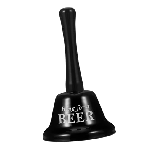 KAILIKETIY Kreative Handglocke aus Metall für Bar und Restaurant Einzigartige Tischglocke für Junggesellenabschiede Partys und Veranstaltungen Schwarz KAILIKETIY Kreative Handglocke aus Metall für Bar und Restaurant Einzigartige Tischglocke für Junggesellenabschiede Partys und Veranstaltungen Schwarz von KAILIKETIY