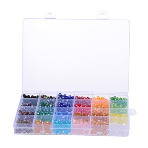 KAILIKETIY Kristallperlen Fächern Facettierte DIY Perlen für Schmuckherstellung Zubehör für Armbänder und Halsketten für Bastelprojekte KAILIKETIY Kristallperlen Fächern Facettierte DIY Perlen für Schmuckherstellung Zubehör für Armbänder und Halsketten für Bastelprojekte von KAILIKETIY