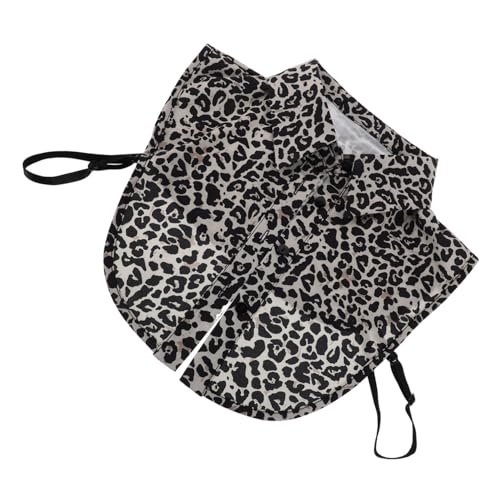 KAILIKETIY Leopard Print Blusenkragen für Abnehmbarer Chiffon Atmungsaktiv für Vielseitige Outfits Frühling von KAILIKETIY