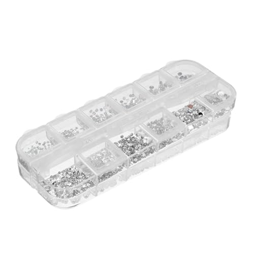 KAILIKETIY Maniküre Perlen Boxen Mit Kleinen Nagelanhängern Und Perlen Für Nageldesigns Manikürezubehör Für DIY Nagelkunst von KAILIKETIY