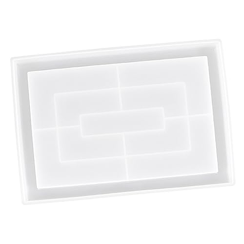 KAILIKETIY Multifunktionale Epoxidharz Form für DIY Blumentablett Langlebige Silikonform für Kreative Bastelprojekte für Blumenhalter und Aufbewahrungslösungen von KAILIKETIY
