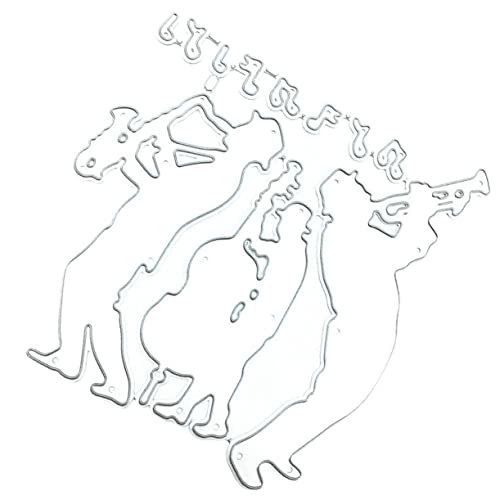 KAILIKETIY Musikband Stanzform Metall Stanzschablone für Noten für Scrapbooking Kartenherstellung und Kreative Bastelprojekte Langlebig Wiederverwendbar Effektives Werkzeug von KAILIKETIY