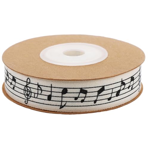 KAILIKETIY Musiknoten Geschenkbänder aus Breites Langes Dekoband für Diy Bastelprojekte Geschenkverpackung und Geburtstagsfeiern KAILIKETIY Musiknoten Geschenkbänder aus Breites Langes Dekoband für Diy Bastelprojekte Geschenkverpackung und Geburtstagsfeiern von KAILIKETIY