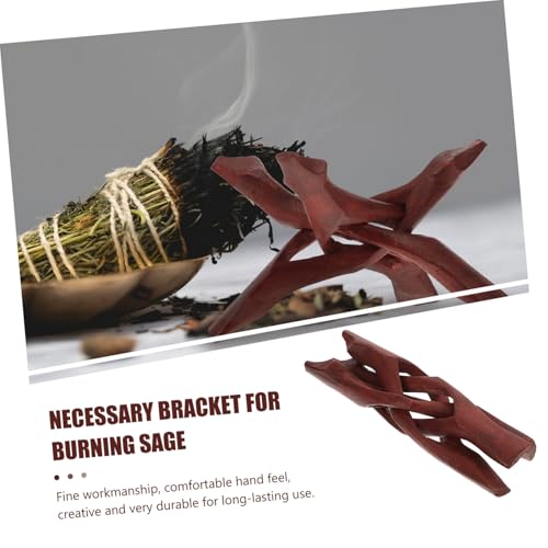 KAILIKETIY Natürlicher Holz Dreibein Displayständer Schlangenform Abalone Muschelhalter Stabiler Dreibeiniger Holzständer für Dekoration und Präsentation von KAILIKETIY