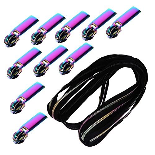 KAILIKETIY Nylon Reißverschluss mit Yards Reißverschlussband und Zipper Pulls zum Ersetzen Beschädigter Reißverschlüsse für Koffer Taschen und Mehr Langlebig KAILIKETIY Nylon Reißverschluss mit Yards Reißverschlussband und Zipper Pulls zum Ersetzen Beschädigter Reißverschlüsse für Koffer Taschen und Mehr Langlebig von KAILIKETIY