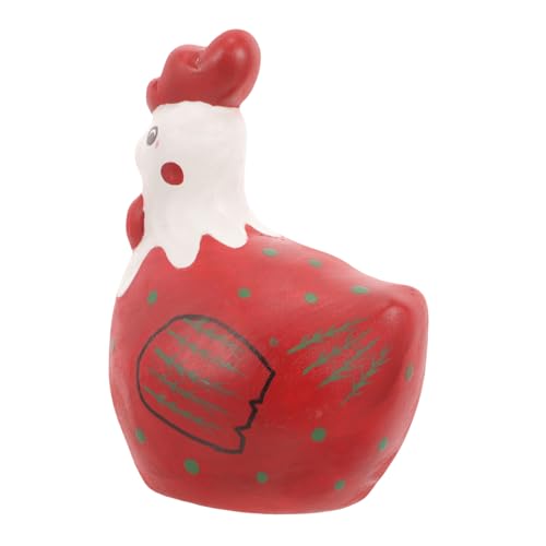 KAILIKETIY Ostern buntes Huhn Ostern zu Ostern osterstreudeko osterpresente Hühnerfiguren Zubehör für Hühnerställe hühnerförmige Figur Hühnerverzierung hölzern Colorful von KAILIKETIY