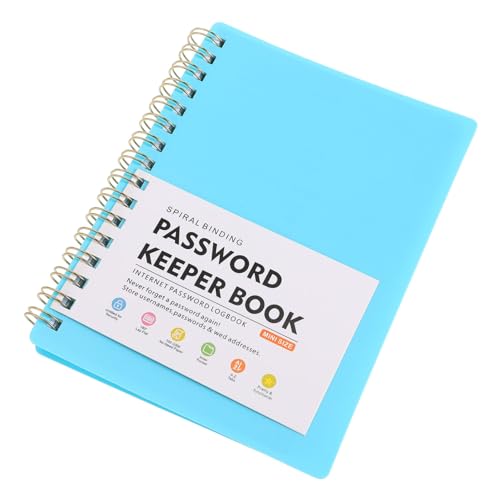 KAILIKETIY Passwort Buch Blau Senior Webseite Passwort-notizbuch Alphabetisch Schlüssel Notizblock Veranstalter Spiral- Anmeldung Online Einkaufen Adressbücher Passwortbuch Adressbuch Papier KAILIKETIY Passwort Buch Blau Senior Webseite Passwort-notizbuch Alphabetisch Schlüssel Notizblock Veranstalter Spiral- Anmeldung Online Einkaufen Adressbücher Passwortbuch Adressbuch Papier von KAILIKETIY