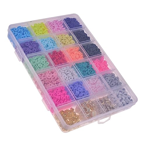 KAILIKETIY Polymer Clay Perlen für DIY Schmuckherstellung Farben Bastelperlen für Armbänder Halsketten und Projekte Perfektes Zubehör für Handwerksliebhaber KAILIKETIY Polymer Clay Perlen für DIY Schmuckherstellung Farben Bastelperlen für Armbänder Halsketten und Projekte Perfektes Zubehör für Handwerksliebhaber von KAILIKETIY