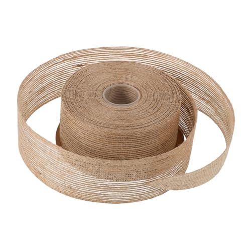 KAILIKETIY Sackleinenband Zum Wickeln Und Handwerk Machen Jute -schnur Für Das Gegenwärtige Verpackung Und Das Hochzeitsband Natürliches Hanfseil Für Dekorative Verpackungen von KAILIKETIY