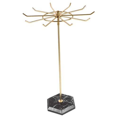 KAILIKETIY Schmuckständer Aus Mit Drehbarem Display Für Anhänger Und Ohrringe Organizer Für Schmuck Dem Schreibtisch Platzsparendes Aufbewahrungssystem KAILIKETIY Schmuckständer Aus Mit Drehbarem Display Für Anhänger Und Ohrringe Organizer Für Schmuck Dem Schreibtisch Platzsparendes Aufbewahrungssystem von KAILIKETIY