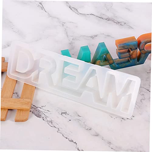 KAILIKETIY Silikon Buchstabenform Langlebig DIY Epoxidharz Gießform für Dekorative Anhänger Schlafzimmer Desktop Bastelset KAILIKETIY Silikon Buchstabenform Langlebig DIY Epoxidharz Gießform für Dekorative Anhänger Schlafzimmer Desktop Bastelset von KAILIKETIY
