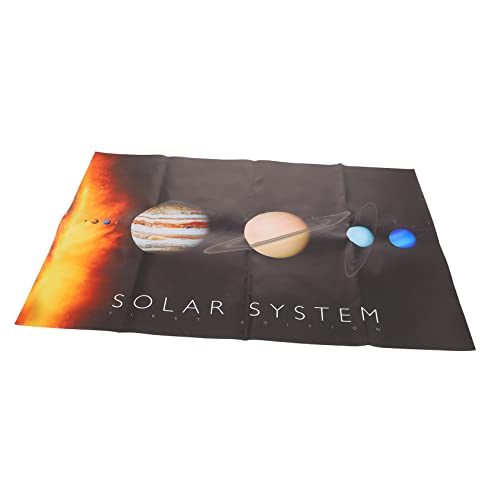 KAILIKETIY Sonnensystem Poster Lernposter Sonnenplaneten Kunstdruck Reißfest Lehrtafel für Vorschule Kindergarten Klassenzimmer und Kinderzimmer Dekoration von KAILIKETIY