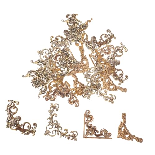 KAILIKETIY Stück Vintage Ecke Aesthetic Aufkleber Retro Barock Dekoration für Scrapbooking Fotoalben und Diy Projekte Gestaltung für Persönliche von KAILIKETIY