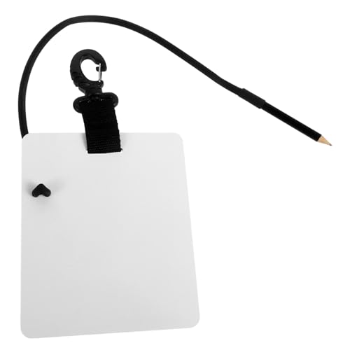 KAILIKETIY Tauch Whiteboard mit Clip und Bleistift Wasserdichte Schreibtafel für Unterwasserkommunikation Leicht und Tragbar für Notizen und Skizzen Beim Tauchen von KAILIKETIY