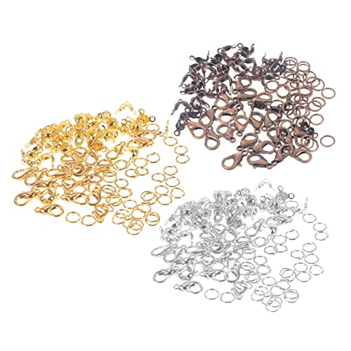 KAILIKETIY Teiliges DIY Schmuckset mit Karabinerverschlüssen Offenen Biegeringen und Verbindungsringen aus Langlebiger Legierung für Halsketten Armbänder und Schmuckherstellung KAILIKETIY Teiliges DIY Schmuckset mit Karabinerverschlüssen Offenen Biegeringen und Verbindungsringen aus Langlebiger Legierung für Halsketten Armbänder und Schmuckherstellung von KAILIKETIY