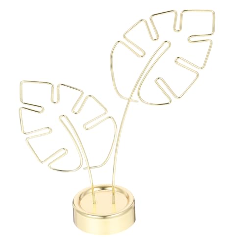 KAILIKETIY Tischkartenhalter Monstera Form aus Memoklemme für Fotos Notizen und Dekoration für Hochzeiten Tischnummern und Kreative Tischgestaltung von KAILIKETIY