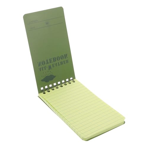 KAILIKETIY Wasserdichtes Notizbuch im Camouflage Design Spiralnotizbuch mit Dickem für Outdoor Aktivitäten Kreative Schreibarbeiten und Tägliche Notizen für Schule und Büro von KAILIKETIY