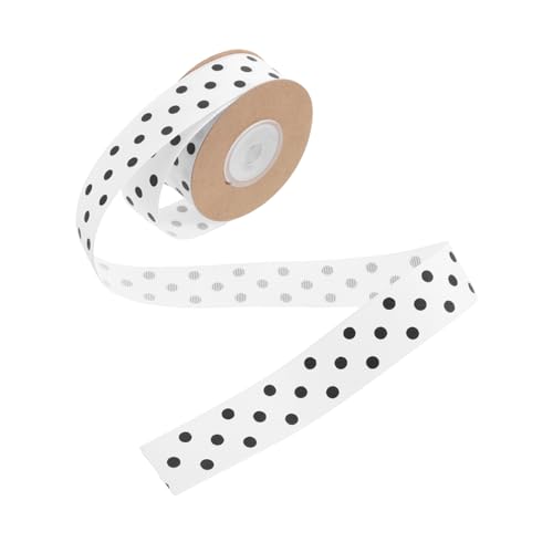 KAILIKETIY Wired Dot Ribbon Spool Polyesterband für DIY Haarbänder Hochzeitsdekoration Bastelprojekte und Geschenkverpackungen Yards von KAILIKETIY