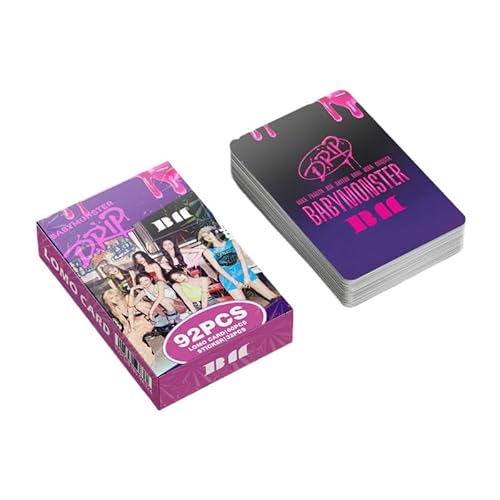 92 Fotokarten BABYMONSTER New Comeback DRIP Mini Card Sticker Star Piece von KAIZUKICHIN