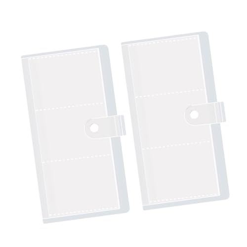 2 x Mehrzweck-Einsteckseiten-Organizer, Kartenalbum mit/ohne Verschluss für sichere und effiziente Dokumentenaufbewahrung 2 x Mehrzweck-Einsteckseiten-Organizer, Kartenalbum mit/ohne Verschluss für sichere und effiziente Dokumentenaufbewahrung von KAKASEA