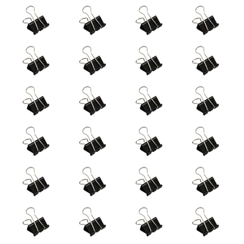 24 Stück Edelstahl-Binder-Clips aus Metall, langer Schwanz, Foldback-Clips, Papierklammern für Dateien, Lebensmittelbeutel, Zeichenbrett 24 Stück Edelstahl-Binder-Clips aus Metall, langer Schwanz, Foldback-Clips, Papierklammern für Dateien, Lebensmittelbeutel, Zeichenbrett von KAKASEA