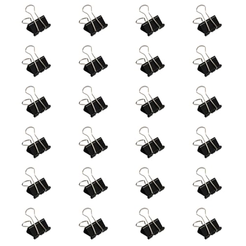 24 Stück Edelstahl-Binder-Clips aus Metall, langer Schwanz, Foldback-Clips, Papierklammern für Dateien, Lebensmittelbeutel, Zeichenbrett 24 Stück Edelstahl-Binder-Clips aus Metall, langer Schwanz, Foldback-Clips, Papierklammern für Dateien, Lebensmittelbeutel, Zeichenbrett von KAKASEA