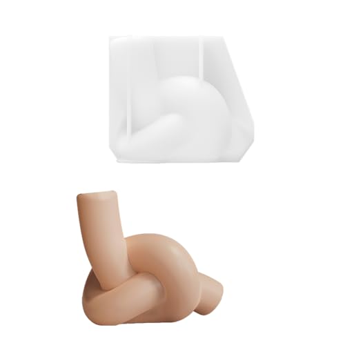 Flexible Form für dekorative Knoten, Textur, konische Kerzenständer, Gips, Basteln, Epoxidharze, Gießen von KAKASEA