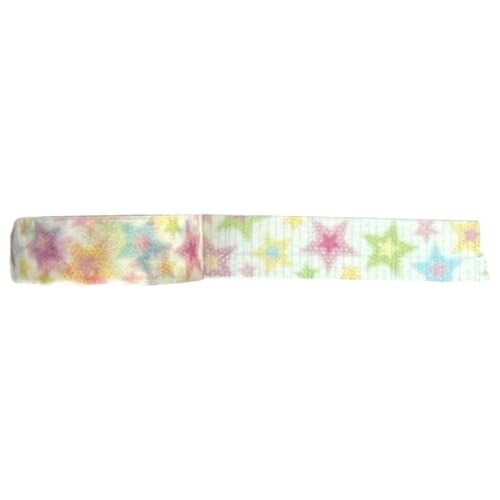 KAKASEA Star Dekoratives Klebeband, Scrapbooking, Hintergrundband, ästhetisches Abdeckband für Journaling, Fotoalbum, Planer, Verpackung KAKASEA Star Dekoratives Klebeband, Scrapbooking, Hintergrundband, ästhetisches Abdeckband für Journaling, Fotoalbum, Planer, Verpackung von KAKASEA