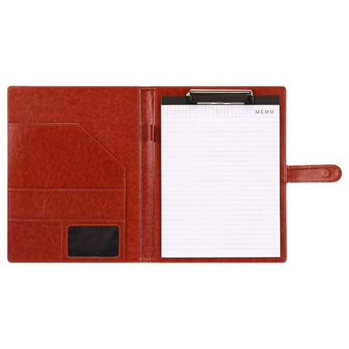 Leder-Portfolio-Mappe, Dokumenten-Organizer für Rechtsblock und Aufbewahrung, geeignet für Geschäftstreffen und Bürogebrauch Leder-Portfolio-Mappe, Dokumenten-Organizer für Rechtsblock und Aufbewahrung, geeignet für Geschäftstreffen und Bürogebrauch von KAKASEA