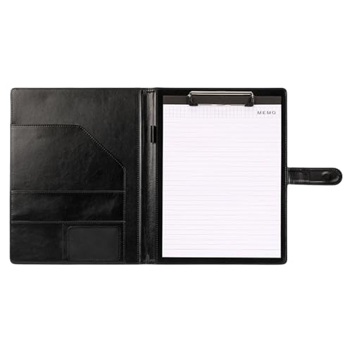 Leder-Portfolio-Mappe, Dokumenten-Organizer für Rechtsblock und Aufbewahrung, geeignet für Geschäftstreffen und Bürogebrauch Leder-Portfolio-Mappe, Dokumenten-Organizer für Rechtsblock und Aufbewahrung, geeignet für Geschäftstreffen und Bürogebrauch von KAKASEA