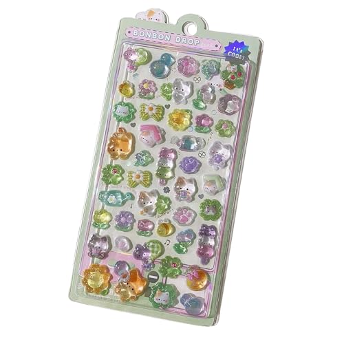 Transparenter Cartoon-3D-Tier-Aufkleber, transparenter Scrapbooking-Aufkleber für Tagebuch, Laptops, Handyhülle, Wasserflasche, Verzierungen Transparenter Cartoon-3D-Tier-Aufkleber, transparenter Scrapbooking-Aufkleber für Tagebuch, Laptops, Handyhülle, Wasserflasche, Verzierungen von KAKASEA