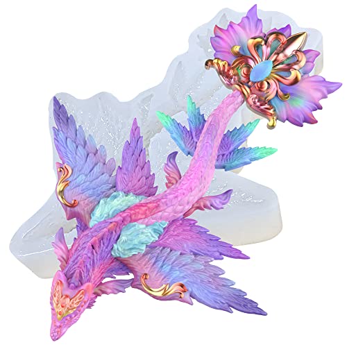 KAKIWYHHH Magical Sky Dragon 3D Epoxidharz Silikonform für Fondant Zucker Handwerk Kuchen Topper Dekorieren Polymer Clay Putz KAKIWYHHH Magical Sky Dragon 3D Epoxidharz Silikonform für Fondant Zucker Handwerk Kuchen Topper Dekorieren Polymer Clay Putz von KAKIWYHHH