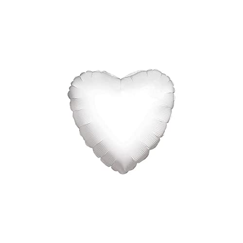 Globo Corazon 22cm Blanco - Foil Poliamida - K3410209 von KALEIDOSCOPE