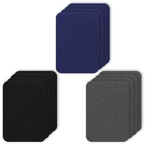 12 Stück Flicken zum Aufbügeln, Stoff-Reparaturflicken Bügelflicken zum Aufbügeln für Kleidung Reparaturflicken zum Aufbügeln für Kleidung Schuhe Jeans Hüte (10,5 x 7,5 cm) 12 Stück Flicken zum Aufbügeln, Stoff-Reparaturflicken Bügelflicken zum Aufbügeln für Kleidung Reparaturflicken zum Aufbügeln für Kleidung Schuhe Jeans Hüte (10,5 x 7,5 cm) von KALIONE