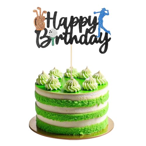 Golf Happy Birthday Kuchen Topper, Sport Theme Golf-Kuchenaufsatz, Sportthema Golf Dekoration, Happy Birthday-Kuchenschild, Kuchenaufsatz für MäNner Mann, Geburtstag Party Supplies Golf Happy Birthday Kuchen Topper, Sport Theme Golf-Kuchenaufsatz, Sportthema Golf Dekoration, Happy Birthday-Kuchenschild, Kuchenaufsatz für MäNner Mann, Geburtstag Party Supplies von KALIONE
