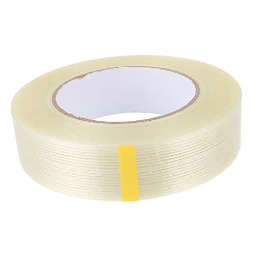 KALLORY 1 Rolle Elektrisches Traaceless Band Starkes Klebeband Für Hohe Beanspruchung Strapazierfähiges Montageband Versandband, Robust Versandklebeband Verpackungsband Khaki Glasfaser von KALLORY