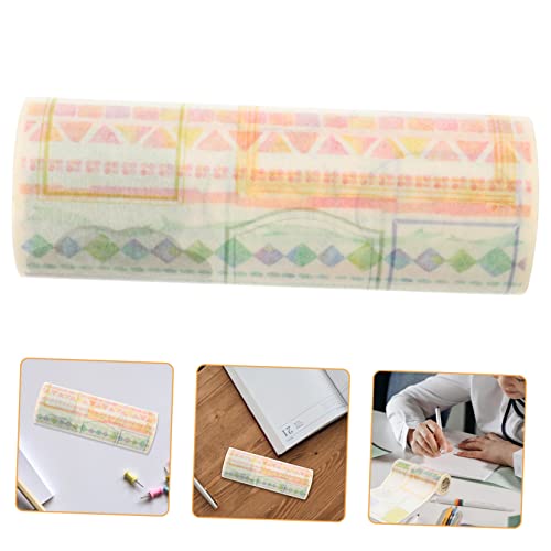 KALLORY 1 Rolle Grenze Notizbuch und Papier einseitig klebrig farbig selbst the washi tape wandverkleidung aufkleber dekoratives Washi-Tape Scrapbook-DIY-Klebebänder Japanisches Papier KALLORY 1 Rolle Grenze Notizbuch und Papier einseitig klebrig farbig selbst the washi tape wandverkleidung aufkleber dekoratives Washi-Tape Scrapbook-DIY-Klebebänder Japanisches Papier von KALLORY