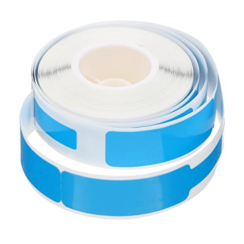 KALLORY 1 Rolle Kabel etiketten Papier thermisches Etikett Thermal- beschriftung aufkleber labels stickers Wasserdichte Kabeletikettenaufkleber Etikettenaufkleber für Thermokabel Blue von KALLORY