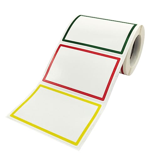 KALLORY 1 Rolle Namensschild Aufkleber Einfaches Namensetikett Waschbar Personalisierbar Entfernbar Speisekammer Etiketten Selbstklebende Etiketten Farbige Klebeetiketten KALLORY 1 Rolle Namensschild Aufkleber Einfaches Namensetikett Waschbar Personalisierbar Entfernbar Speisekammer Etiketten Selbstklebende Etiketten Farbige Klebeetiketten von KALLORY